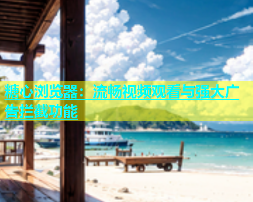 糖心浏览器：流畅视频观看与强大广告拦截功能