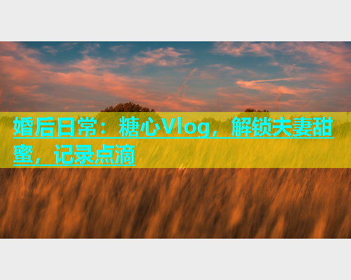 婚后日常：糖心Vlog，解锁夫妻甜蜜，记录点滴