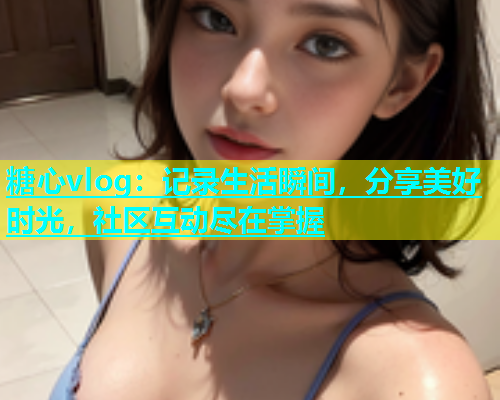 糖心vlog：记录生活瞬间，分享美好时光，社区互动尽在掌握