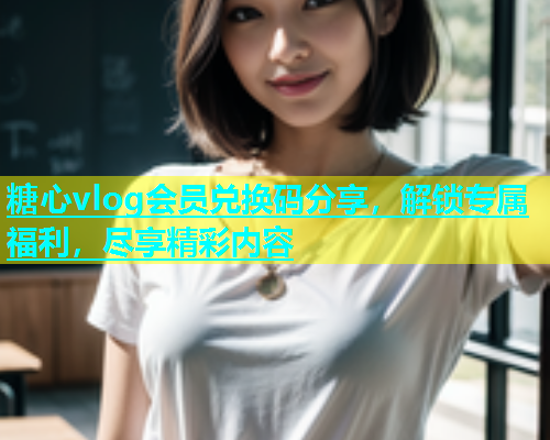 糖心vlog会员兑换码分享，解锁专属福利，尽享精彩内容