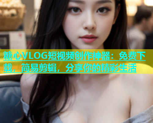 糖心VLOG短视频创作神器：免费下载，简易剪辑，分享你的精彩生活