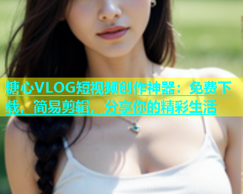糖心VLOG短视频创作神器：免费下载，简易剪辑，分享你的精彩生活