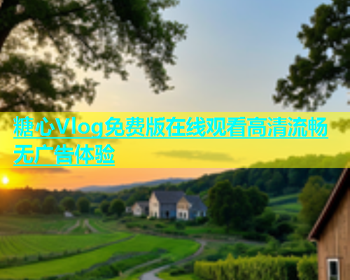 糖心Vlog免费版在线观看高清流畅无广告体验