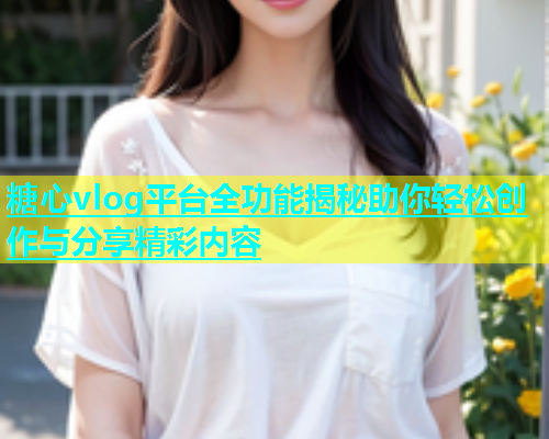 糖心vlog平台全功能揭秘助你轻松创作与分享精彩内容